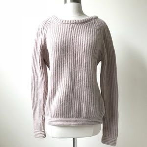 Aware Cashmere 100% Cashmere Ribbed Sweater